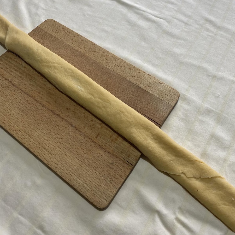 Folded yufka for bosnian pasta